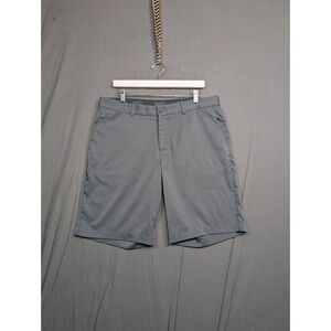 Nike Dri-Fit Shorts Men's Large Performance  Gray Chino Golf Casual
